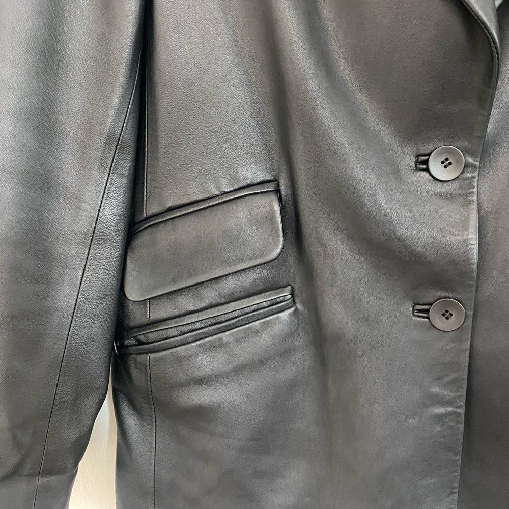 Leather Blazer - image 3